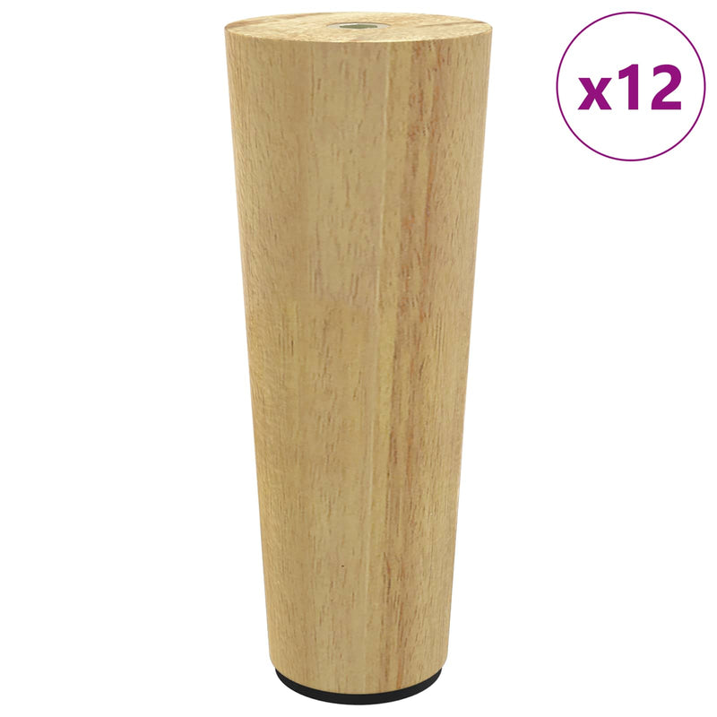 Afbeelding laden in galerijviewer, Vidaxl meubelpoten 12 st bruin ø 44 x 100 mm massief eucalyptus hout
