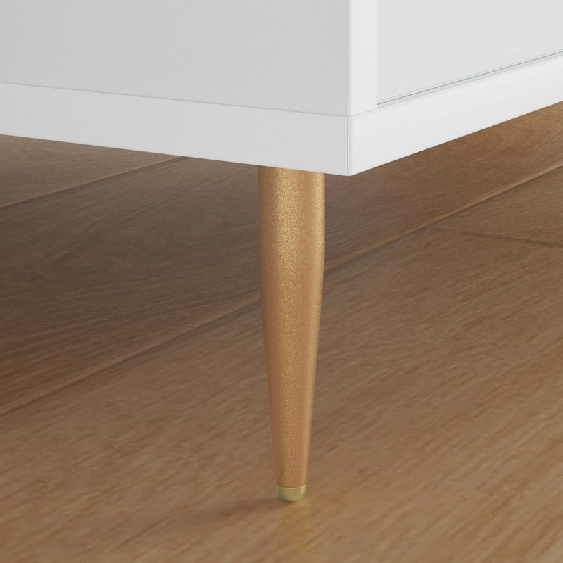 Afbeelding laden in galerijviewer, Vidaxl staande poten 2 pcs goud 98 x 40 mm ijzer
