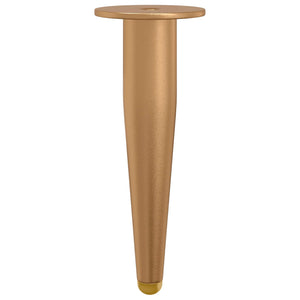 Vidaxl staande poten 2 st goud 98 x 40 mm ijzer