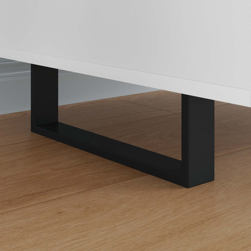 Afbeelding laden in galerijviewer, Vidaxl meubelpoten 12 pcs zwart 311 x 40,5 x 100 mm ijzer
