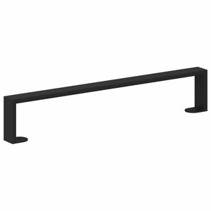 Vidaxl meubelpoten 2 st zwart 546 x 40,5 x 100 mm ijzer