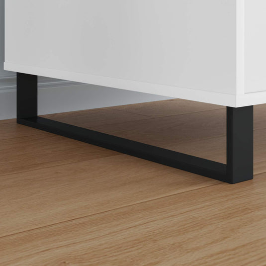 Vidaxl meubelpoten 12 st zwart 546 x 40,5 x 100 mm ijzer