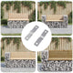 Vidaxl strijkplaat 2 st zilver 50 x 10 x 1,2 mm ijzer