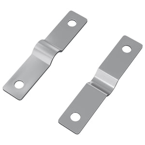 Vidaxl strijkplaat 2 st zilver 50 x 10 x 1,2 mm ijzer