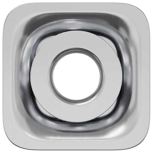 Vidaxl draadbuis invoeg 12 pcs zwart en zilver 15,8 x 15,8 x 22,5 mm