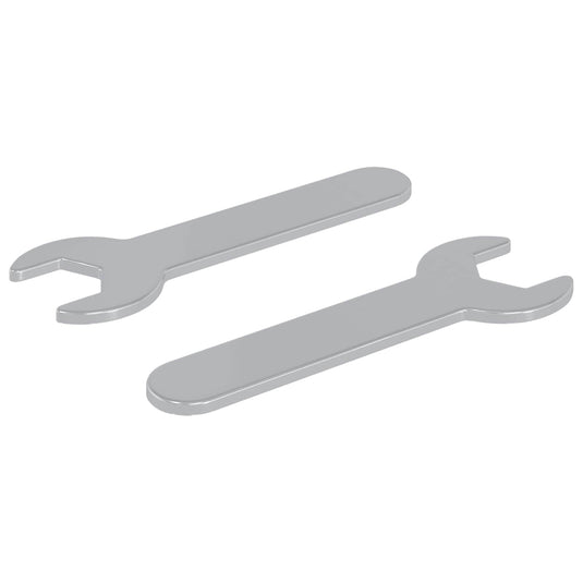 Vidaxl schroefsleutel 2 pcs zilver 13 mm ijzer
