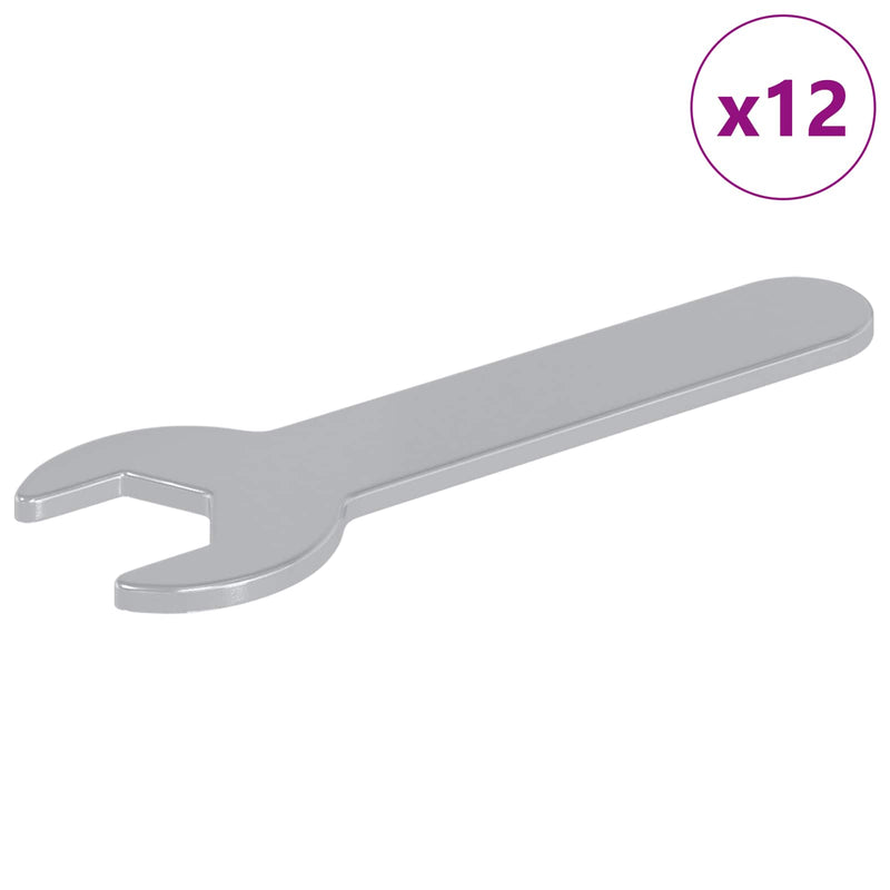 Afbeelding laden in galerijviewer, Vidaxl schroefsleutel 12 pcs zilver 13 mm ijzer
