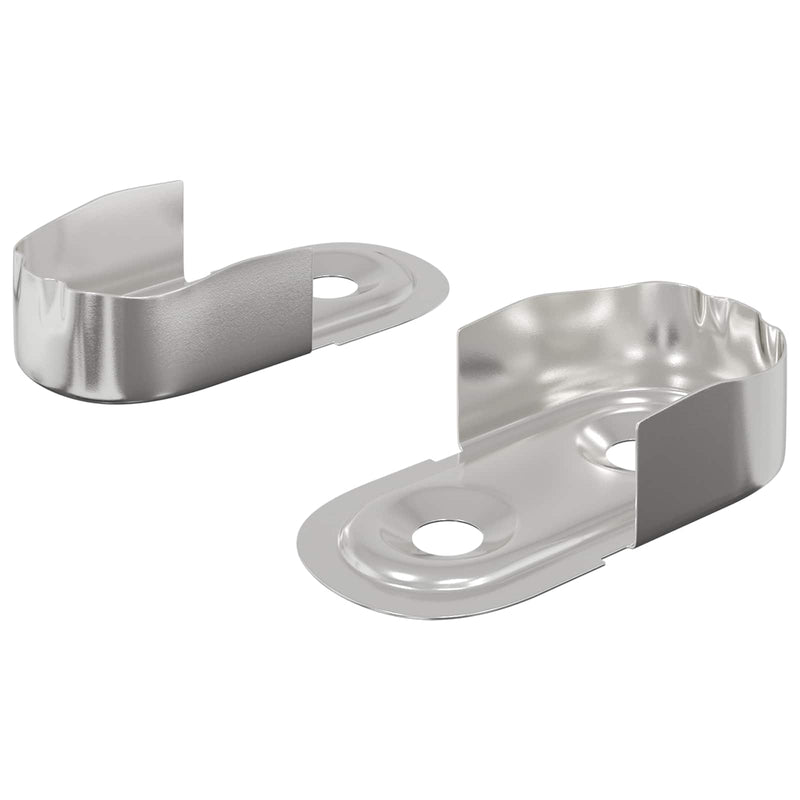 Afbeelding laden in galerijviewer, Vidaxl kast stang beugel 2 st wit zink 38 x 18 x 10 mm ijzer
