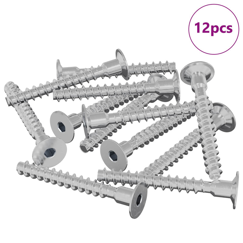Afbeelding laden in galerijviewer, Vidaxl bout 12 pcs verzinkt 5 x 40 mm ijzer
