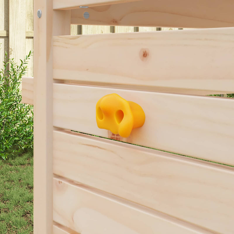 Afbeelding laden in galerijviewer, Vidaxl klimgreep 2 pcs geel 100 x 67 x 43 mm pp
