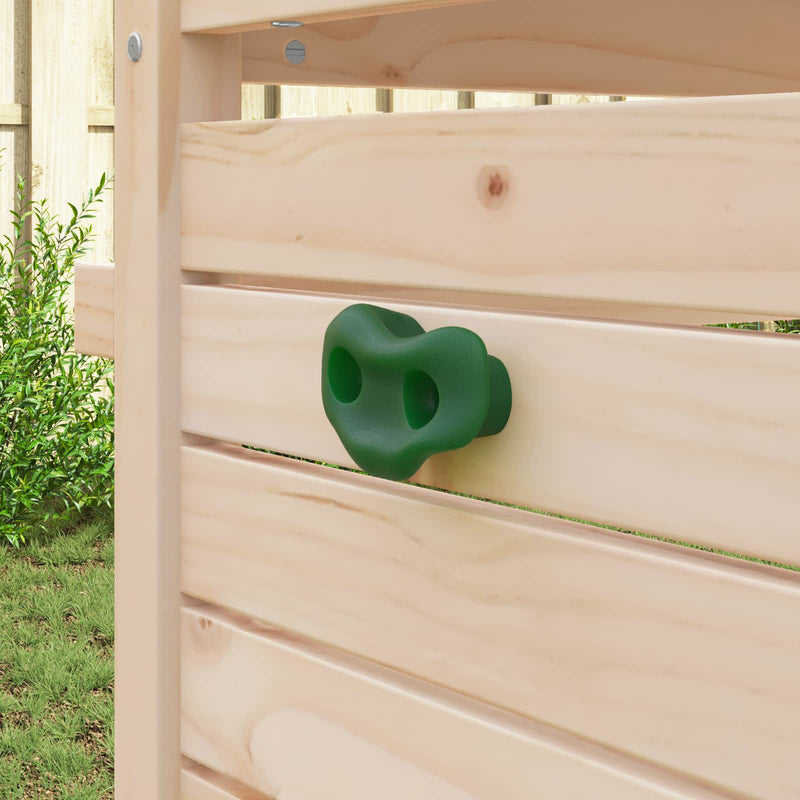 Afbeelding laden in galerijviewer, Vidaxl klimgreep 2 pcs groen 100 x 67 x 43 mm pp
