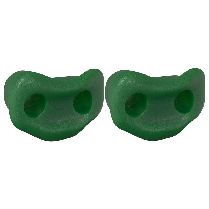 Afbeelding laden in galerijviewer, Vidaxl klimgreep 2 pcs groen 100 x 67 x 43 mm pp
