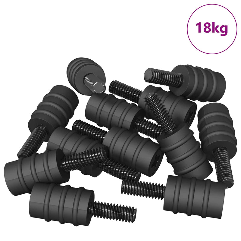 Afbeelding laden in galerijviewer, Vidaxl standoff schroef 4865 st zwart m4 rubber en staal
