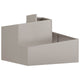 Vidaxl tuin bloempot bruin 60 x 60 x 50 cm cortenstaal