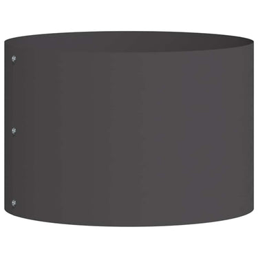 Vidaxl plantenring zwart 30 x 30 x 20 cm koudgewalst staal