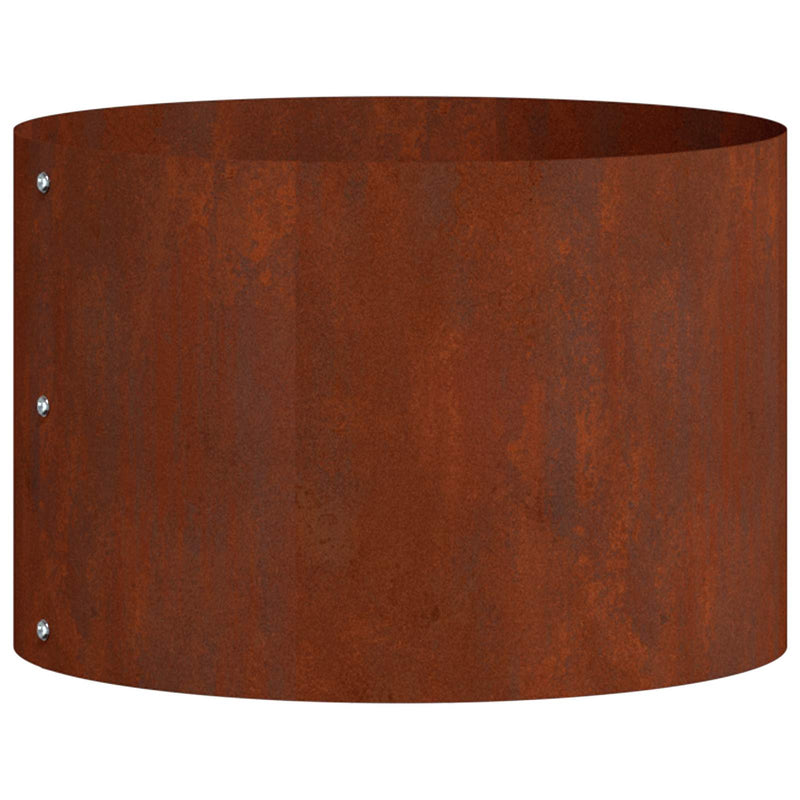Afbeelding laden in galerijviewer, Vidaxl plantenring 5 pcs bruin 30 x 30 x 20 cm cortenstaal

