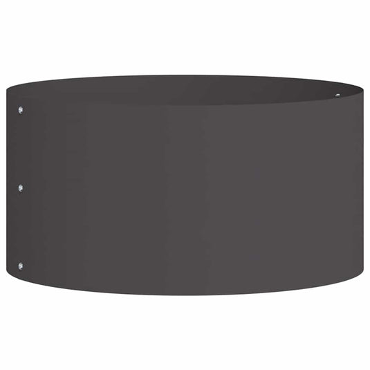 Vidaxl plantenring zwart 40 x 40 x 20 cm koudgewalst staal