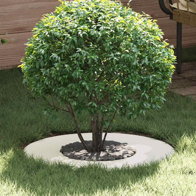 Afbeelding laden in galerijviewer, Vidaxl geschikt voor platte boomring wit ø30 60 cm staal
