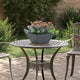 Vidaxl tuin bloempot 5 pcs antraciet 35 x 35 x 15 cm koudgewalst staal