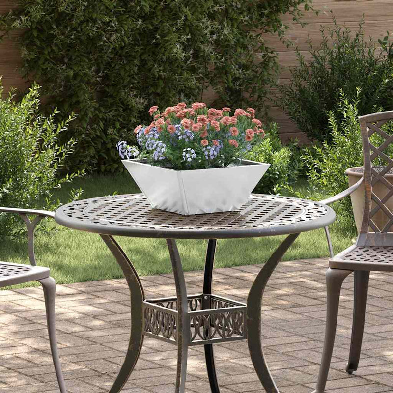 Afbeelding laden in galerijviewer, Vidaxl tuin bloempot 5 pcs zilver 35 x 35 x 15 cm gegalvaniseerd staal
