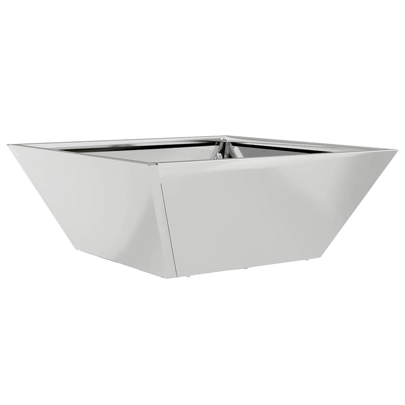 Afbeelding laden in galerijviewer, Vidaxl tuin bloempot zilver 40 x 40 x 15 cm gegalvaniseerd staal
