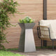 Vidaxl pilaar plantenbak zilver 35 x 35 x 73 cm roestvrij staal