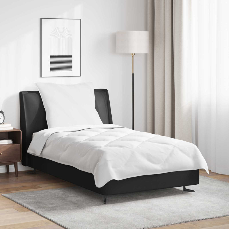 Afbeelding laden in galerijviewer, Vidaxl dekbed set met kussen 2 pcs wit microvezel
