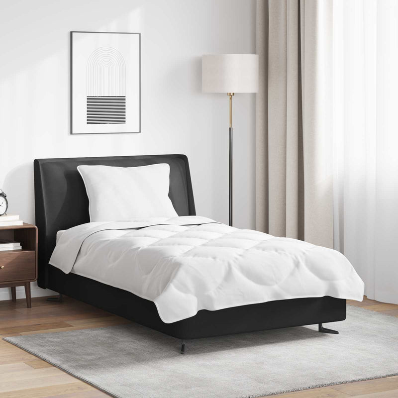 Afbeelding laden in galerijviewer, Vidaxl dekbed set met kussen 2 pcs wit microfibre
