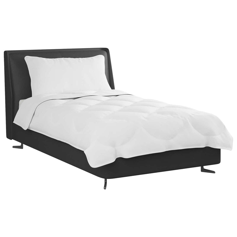 Afbeelding laden in galerijviewer, Vidaxl dekbed set met kussen 2 pcs wit microfibre
