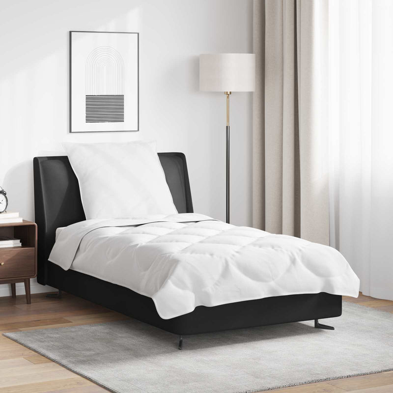 Afbeelding laden in galerijviewer, Vidaxl dekbed set met kussen 2 pcs wit microfibre
