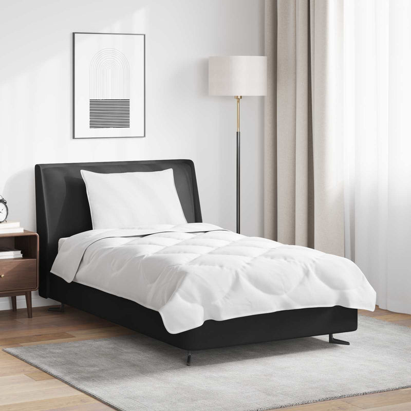 Afbeelding laden in galerijviewer, Vidaxl dekbed set met kussen 2 pcs wit microfibre
