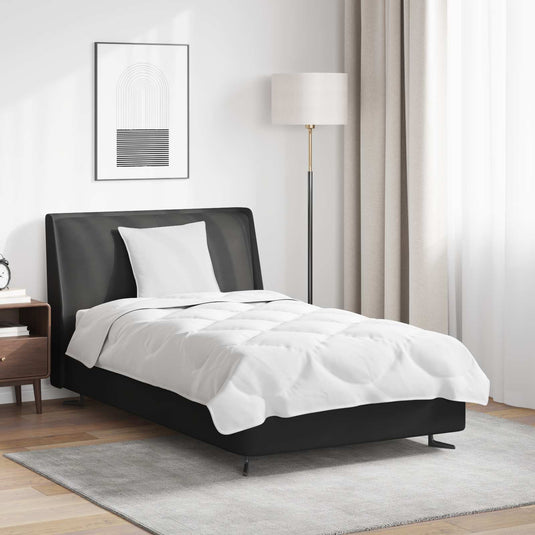 Vidaxl dekbed set met kussen 2 pcs wit microfibre