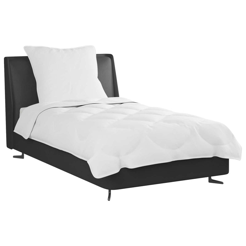 Afbeelding laden in galerijviewer, Vidaxl dekbed set met kussen 2 pcs wit microfibre
