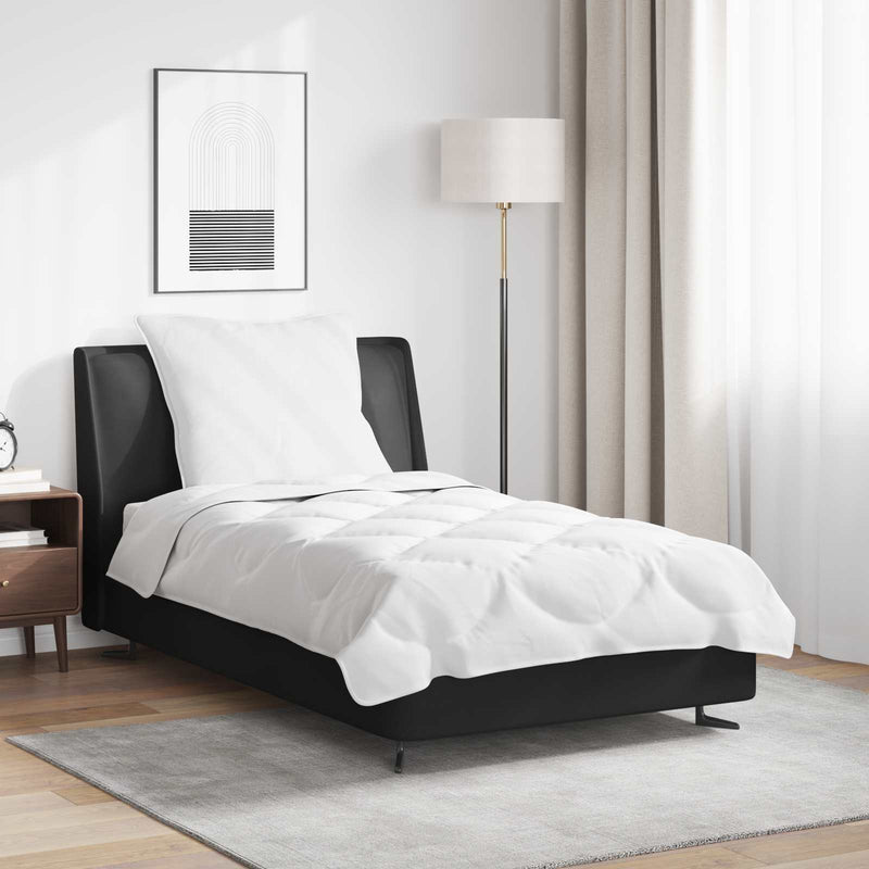 Afbeelding laden in galerijviewer, Vidaxl dekbed set met kussen 2 pcs wit microfibre
