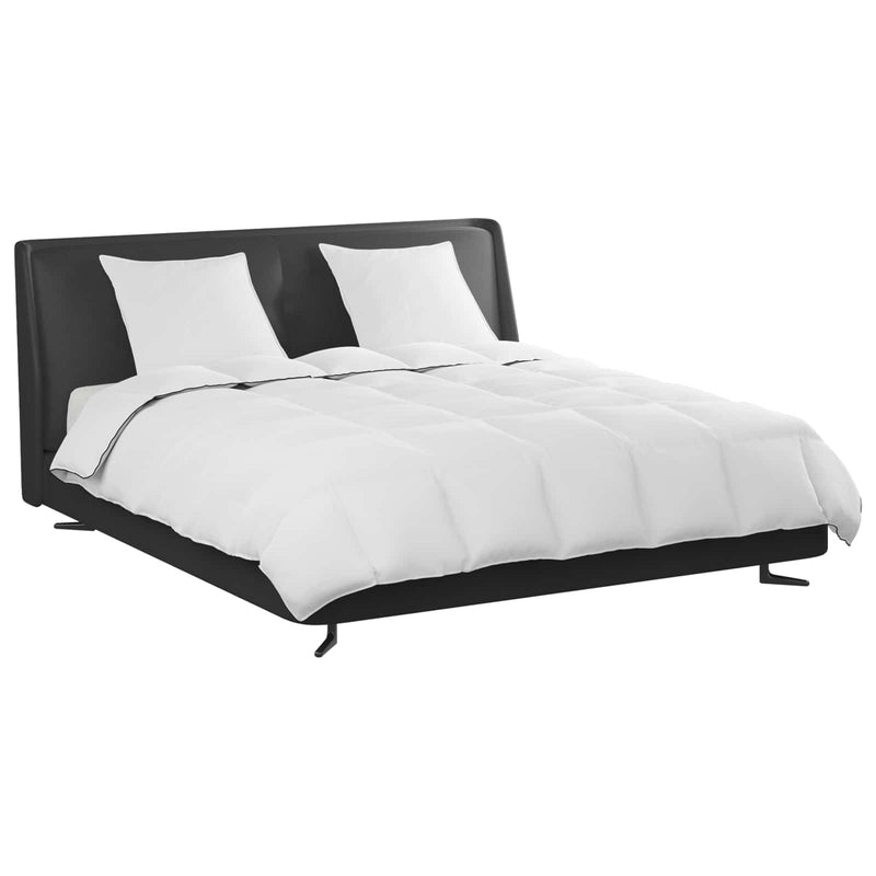 Afbeelding laden in galerijviewer, Vidaxl winter dekbed met kussen 3 pcs wit donsveertjes
