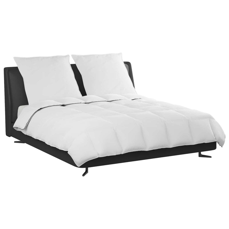 Afbeelding laden in galerijviewer, Vidaxl winter dekbed met kussen 3 pcs wit donsveertjes
