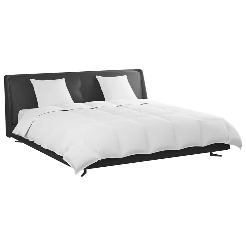 Afbeelding laden in galerijviewer, Vidaxl dekbed set met kussen 3 pcs wit donsveertjes
