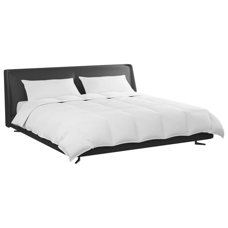 Afbeelding laden in galerijviewer, Vidaxl dekbed set met kussen 3 pcs wit donsveertjes
