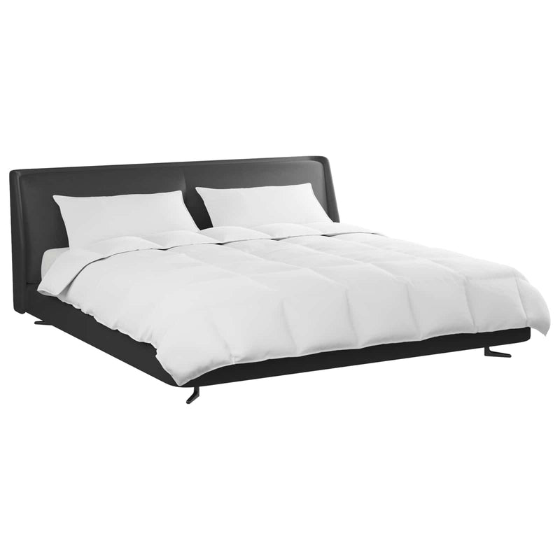 Afbeelding laden in galerijviewer, Vidaxl dekbed set met kussen 3 pcs wit donsveertjes
