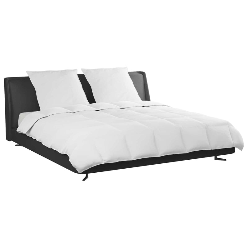Afbeelding laden in galerijviewer, Vidaxl dekbed set met kussen 3 pcs wit donsveertjes

