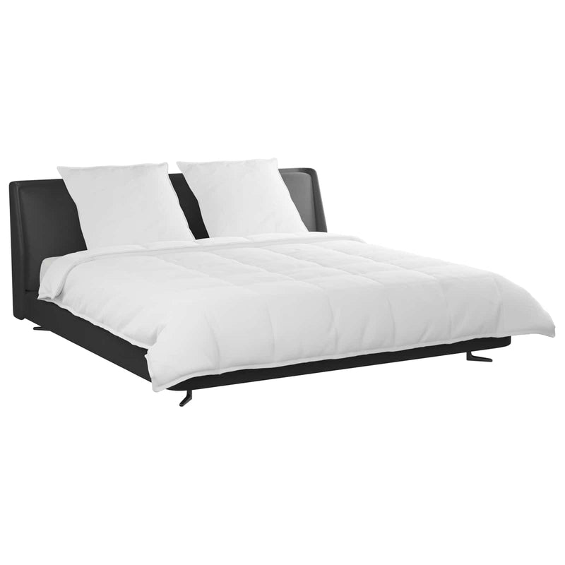 Afbeelding laden in galerijviewer, Vidaxl dekbed set met kussen 3 pcs wit donsveertjes
