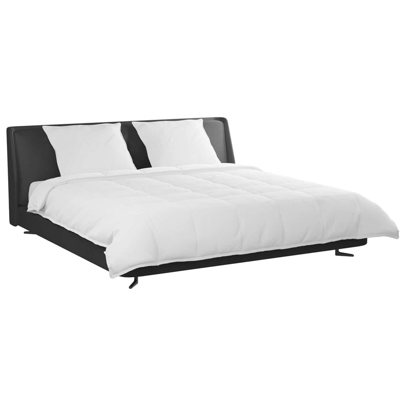 Afbeelding laden in galerijviewer, Vidaxl dekbed set met kussen 3 pcs wit donsveertjes
