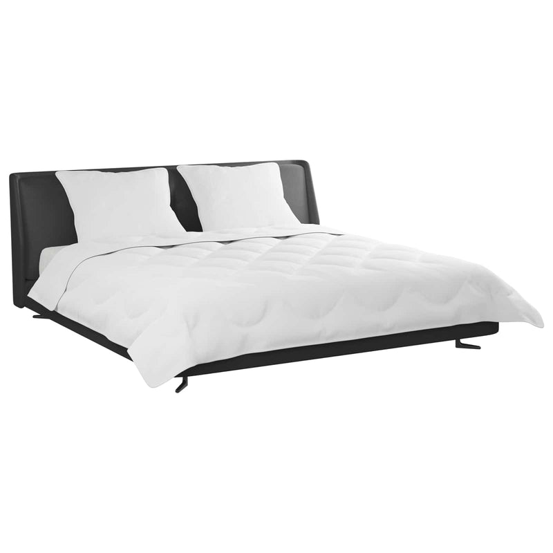 Afbeelding laden in galerijviewer, Vidaxl zomer dekbed met kussen 3 pcs wit microfibre
