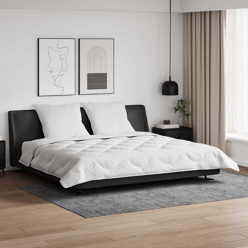 Afbeelding laden in galerijviewer, Vidaxl winter dekbed met kussen 3 pcs wit microvezel
