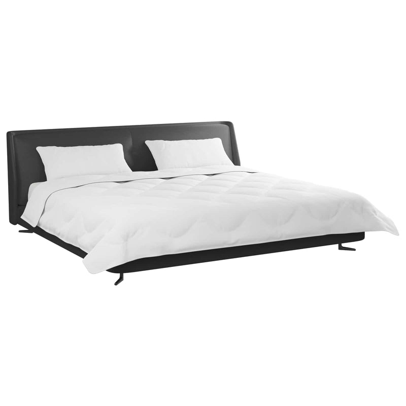 Afbeelding laden in galerijviewer, Vidaxl dekbed met kussens 3 pcs wit microfiber en dons feather
