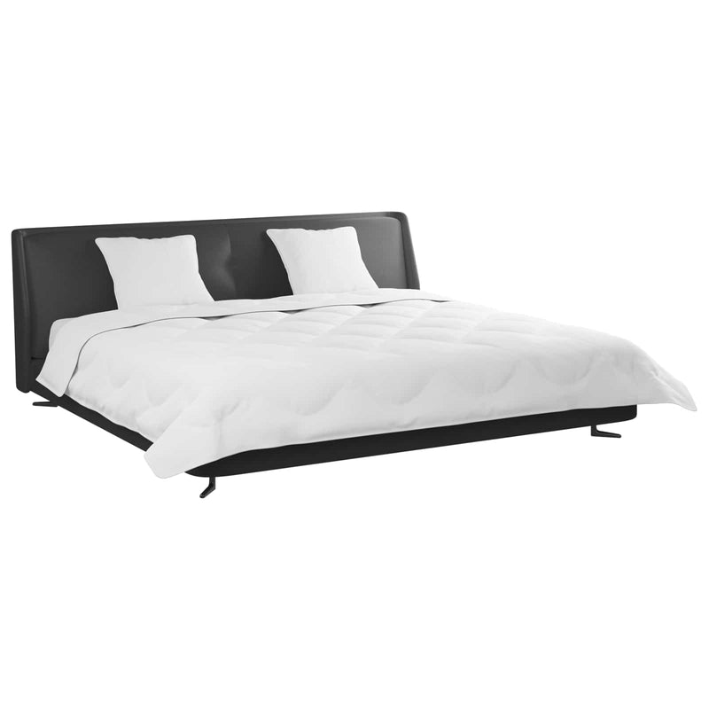 Afbeelding laden in galerijviewer, Vidaxl dekbed met kussens 3 pcs wit microfiber en dons feather
