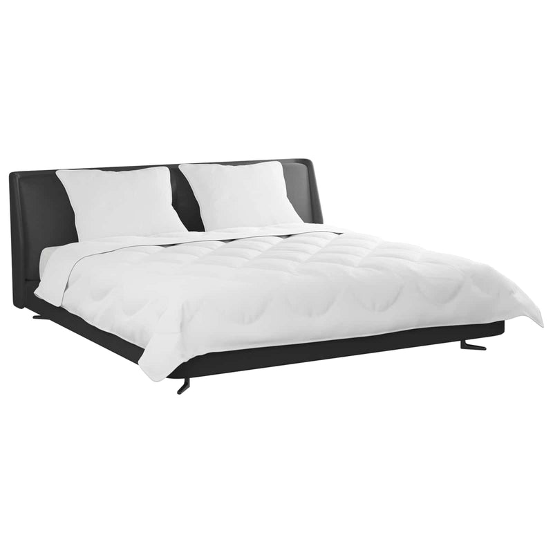 Afbeelding laden in galerijviewer, Vidaxl dekbed set met kussen 3 pcs wit microfiber en dons feather
