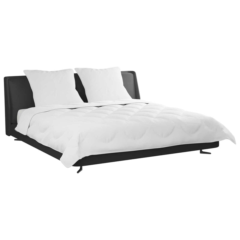 Afbeelding laden in galerijviewer, Vidaxl dekbed set met kussen 3 pcs wit microfiber en dons feather
