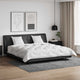 Vidaxl dekbed met kussens met kussen 3 pcs wit microvezel