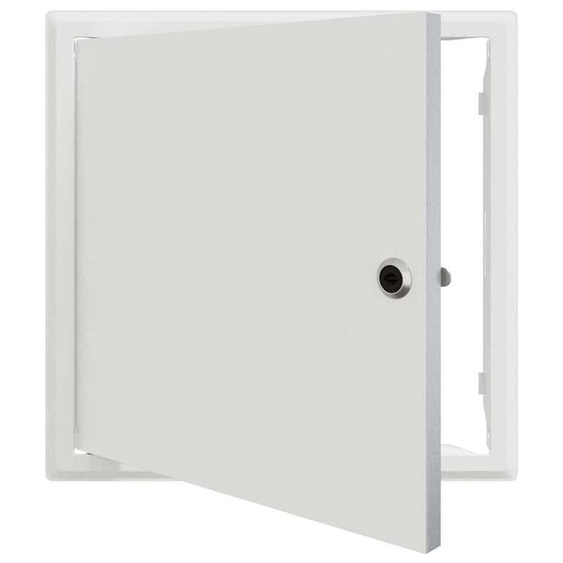 Afbeelding laden in galerijviewer, Vidaxl toegangs paneel wit 33 x 33 x 3 cm staal
